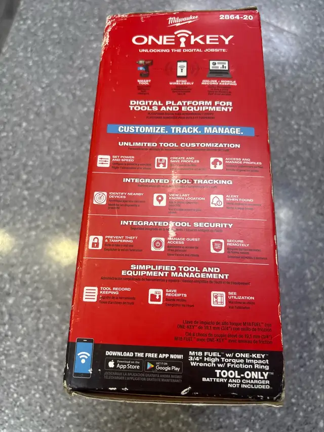 Milwaukee 2864 3/4 Impact Tool Only Boxed in Power Tools in Oshawa / Durham Region - Image 4