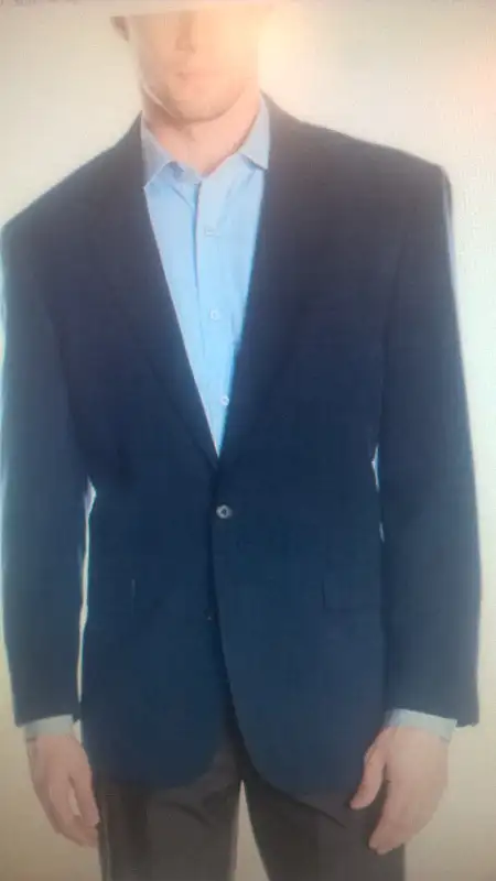 Louis Raphael Mens Tailored Classic Fit 2 Button Center Vent in Men's in Bedford - Image 2