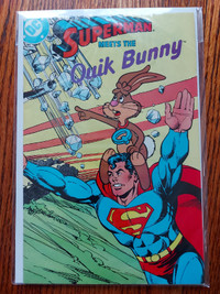 SUPERMAN meets the QUIK BUNNY PROMO Comic 1987