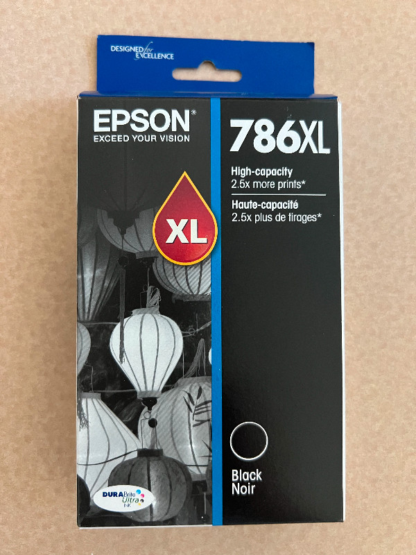 Epson 786XL High Capacity Black Ink Cartridge in Other in Regina