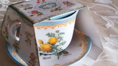 FINE CHINA BREAKFAST MUG/CUP SAUCER - KENT POTTERY-NEW, View more