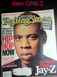 6-2 Rolling Stone Magazine Hip Hop  Issue  798 Oct 29 1998