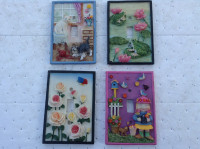 Decorative wall toggle switch Cover Plates   (#4)