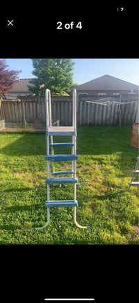 2 pool ladder for sale obo take them all Oshawa / Durham Region Toronto (GTA) Preview