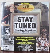 "STAY TUNED" Television's Unforgettable Moments Book Plus 3 DVDs