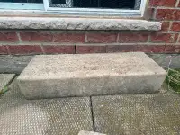 Free concrete step
