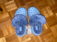 Crocs with fur 