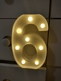 Foaky Decorative Led Light Up Numbers
