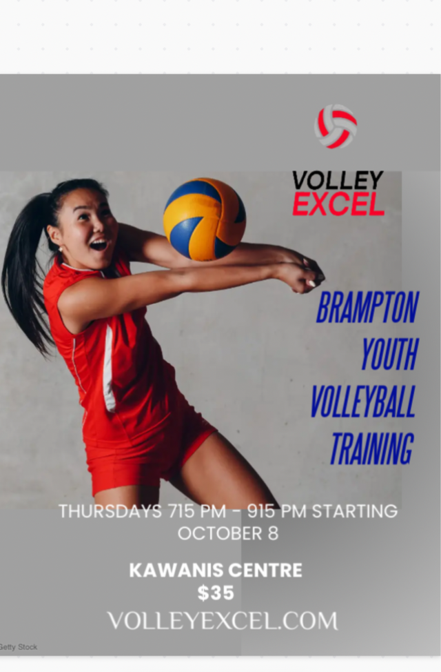 Brampton Youth Volleyball Training