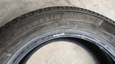 I am selling a set of four Michelin Defender tires off rims, size 225/60R17, that would be ideal for...