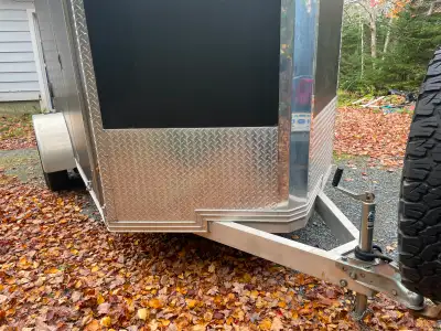 Trailer is in excellent condition. Used mostly for transporting motorcycles and storage. Rear ramp d...