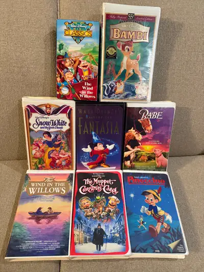 Disney VHS 8 tapes - $5.00 each, View more