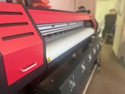 Need to move out.64in large format printer with head clogged issue. Everything else is perfectly fin...