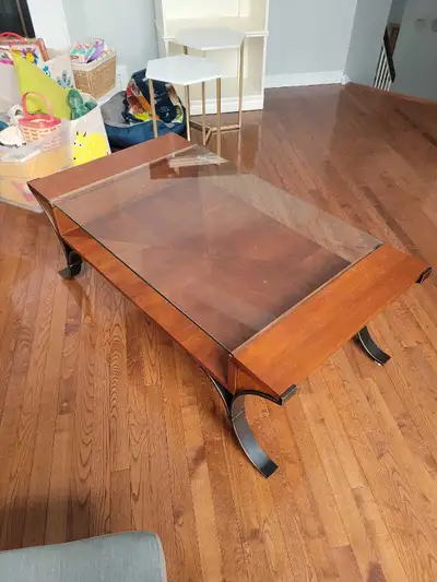 glass top coffee table, View more