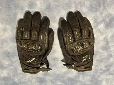 Alpine stars Motorcycle gloves (L), pick up in Charleswood