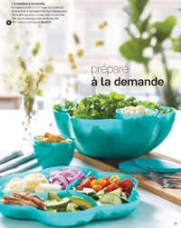 Tupperware plat à trempette neuf