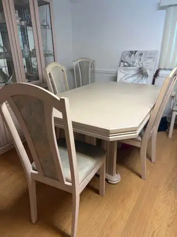 Beautiful Extendable Dining Table Set – 6 Chairs Included, View more