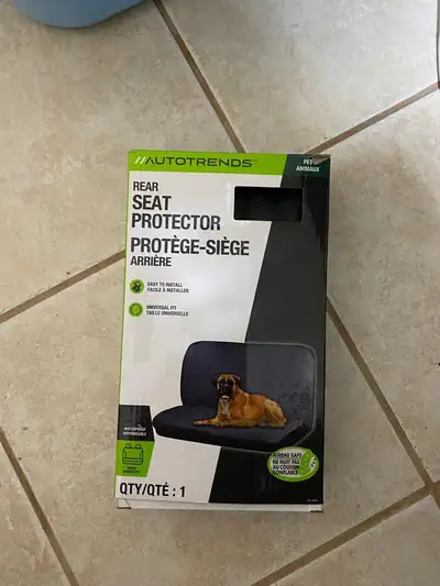Rear car seat protector for pets or dogs, View more