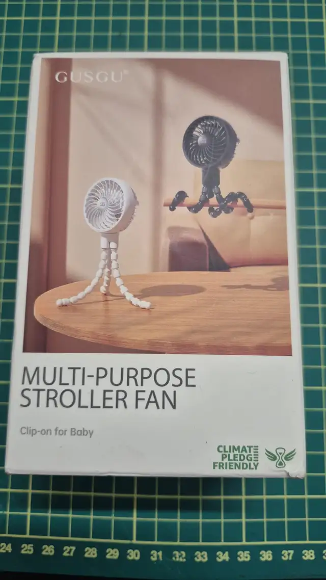 Portable Baby Stroller Fan - 3-Speed Flexible Tripod in Strollers, Carriers & Car Seats in Markham / York Region - Image 5