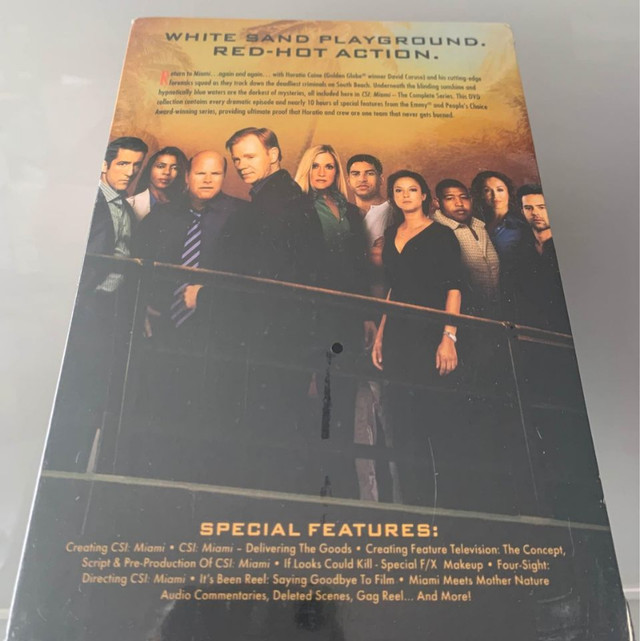CSI MIAMI COMPLETE DVD box set in CDs, DVDs & Blu-ray in Markham / York Region - Image 4