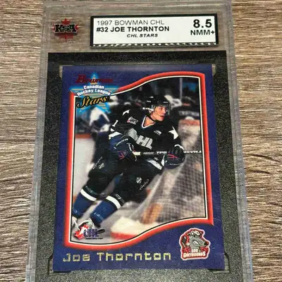 Joe Thornton 1997 CHL Bowman CHL stars Graded 8.5 By KSA, View more