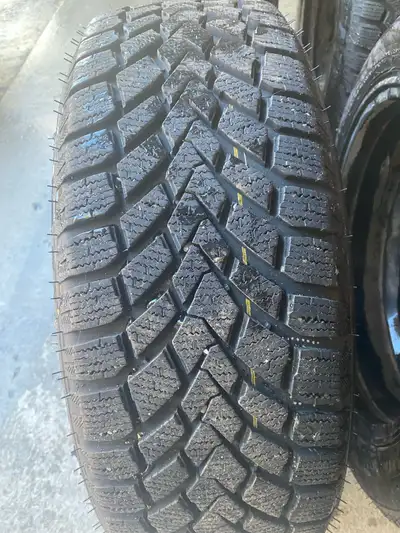 Set of 4 winter tires with Rims size 195/55/R16 in good condition