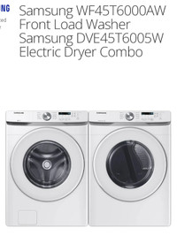 Like new samsung washer and dryer.