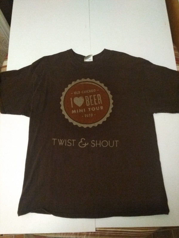shirt: Old Chicago I ❤️ Beer Mini Tour Twist & Shout dans Hommes  à Cambridge