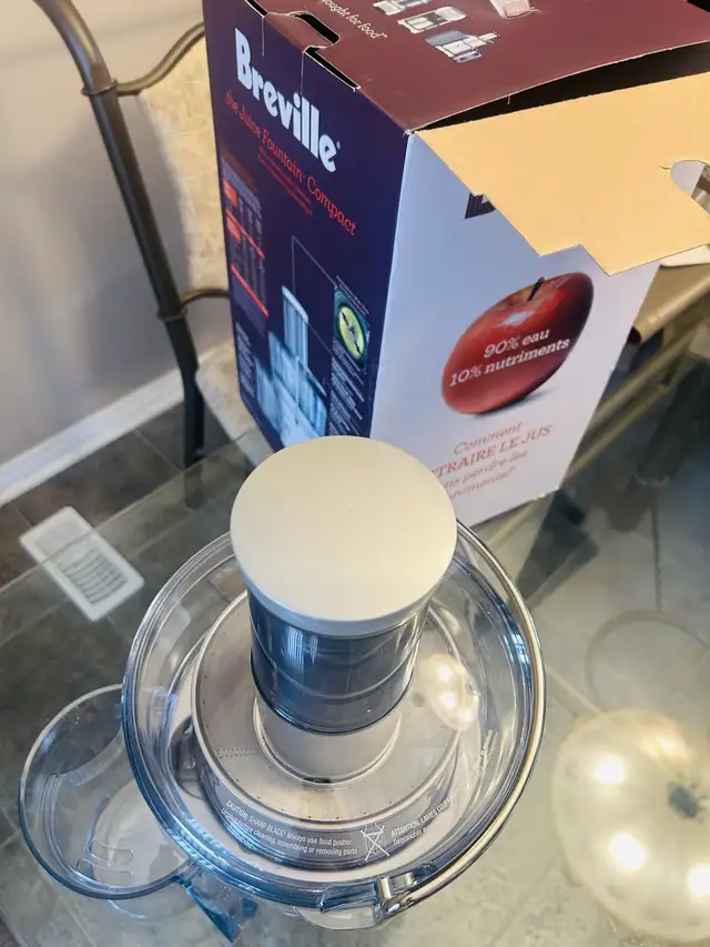 NEW Breville Juice Fountain Compact Centrifugal Juicer - Silver in Processors, Blenders & Juicers in Mississauga / Peel Region - Image 11