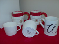 5 New Coffee or Tea Mugs – Hallmark, Indigo, Tin Can Alley