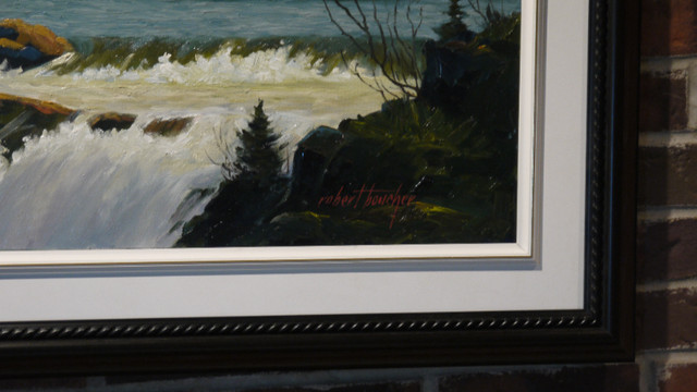 Toile tableau peinture de Robert Boucher dans Art et objets de collection  à Longueuil/Rive Sud - Image 3