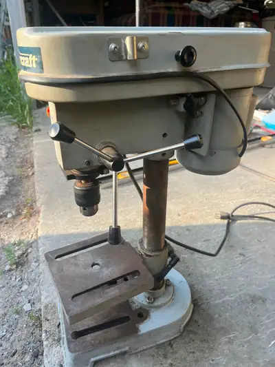 Old Mastercraft drill press, View more