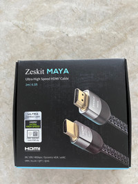 HDMI CABLE Zeskit Maya 8K 48Gbps Certified Ultra High Speed 