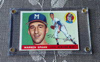1955 Topps #31 WARREN SPAHN Milwaukee Braves HOF Pitcher