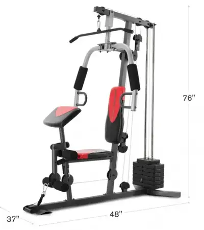 WEIDER 2980 X HOME GYM. BOUGHT NEW IN THE FALL FROM CANADIAN TIRE. NO ONE USED IT. ASKING 300$ B/O P...