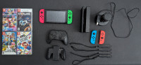 Nintendo Switch w/ Games, Controller and bits