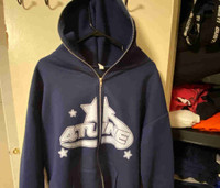 4TUNE navy blue hoodie (medium)