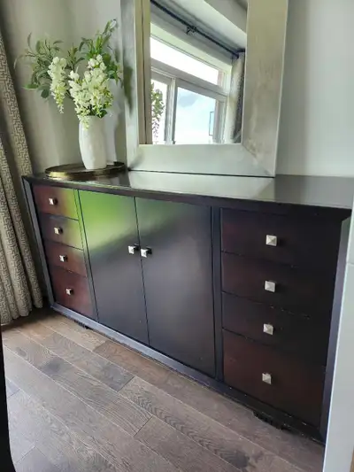 Solid Wood Buffet / Sideboard Cabinet – Heavy & Sturdy, View more