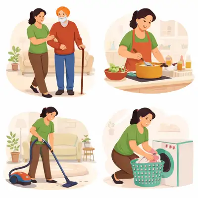 Lady House Help required who can also take care of an elder, View more