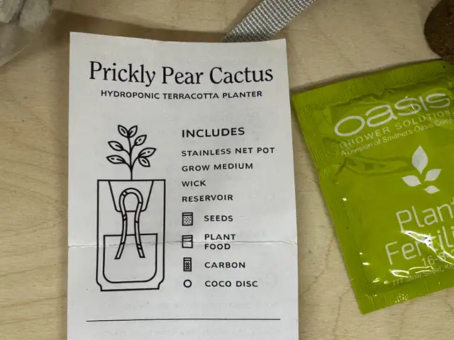 Modern Sprout Prickly Pear Cactus Kit in Plants, Fertilizer & Soil in City of Toronto - Image 3