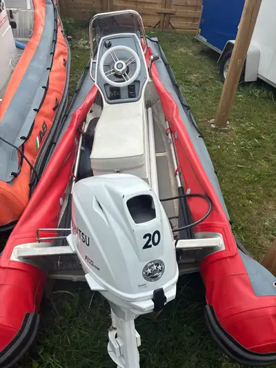 AB inflatables Professinnal A12 aluminum coach boat safety boat rescue boat Stored inside. Minimal u...