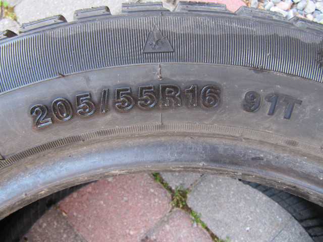 Four Eternity Winter Warrior 205/55R16 91T Winter Tires Like New in Arts & Collectibles in Mississauga / Peel Region - Image 4