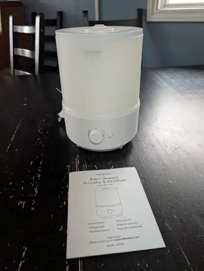 Ultrasonic Humidifier and Oil Diffuser - NEW, View more