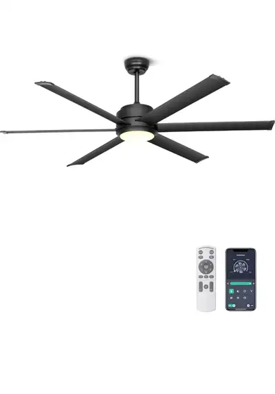52" Ceiling Fan with Light, View more