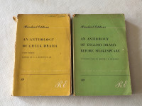  Two vintage Rinehart editions anthology paperbacks