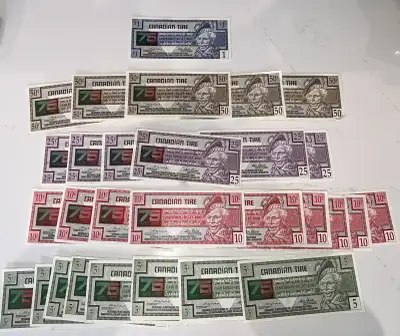 Rare Vintage Collectable 75 Year Anniversary Canadian Tire Money, View more