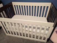 Convertible crib and change table dresser