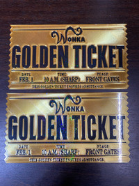 Wonkas golden ticket 
