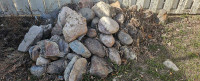 Landscaping rocks - mostly larger rocks