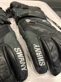 BRAND NEW MEN'S SWANY X-CELL LEATHER SKI/SNOWBOARD GLOVES